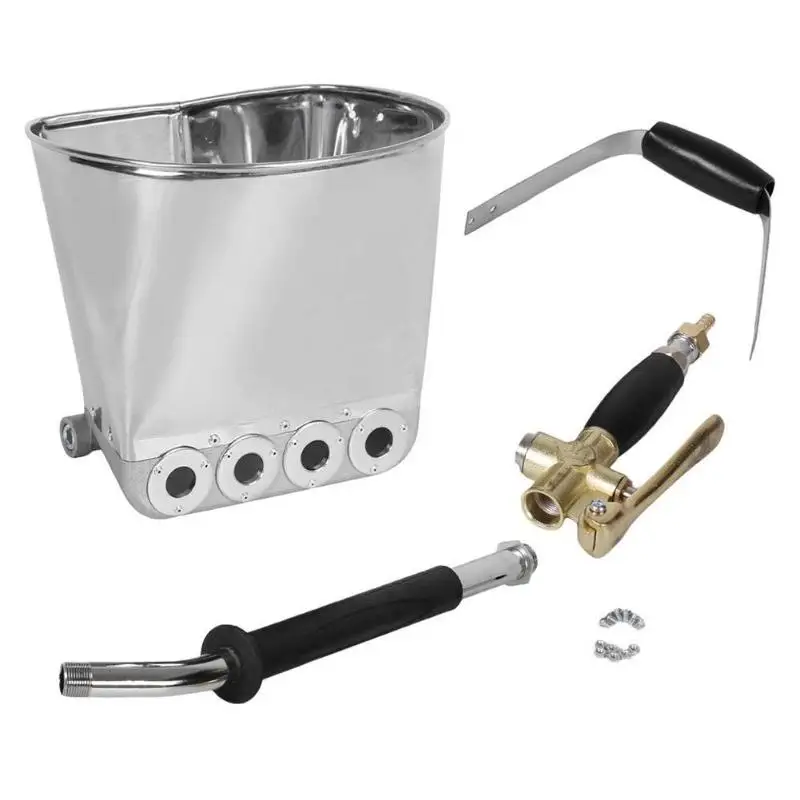 

Spray Gun for Painting Walls Cement Mortar Gypsum Sprayer Hopper Bucket