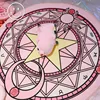 Cartoon Card Captor Sakura Rug Mat Magic Array Carpet Doormat Antislip Plush Princess Creative Handmade Living Room Coffee Table 3