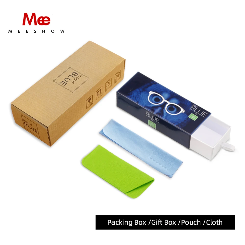 Meeshow Reading glasses Gift Packing Box Glasses Case with Cloth Pouch  Glasses Cord чехол для очков Brillenkoker spectacle case|Eyewear  Accessories| - AliExpress
