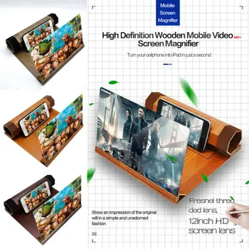 

Mobile Phone Screen Magnifier Enlarge Video Smartphone Amplifier Foldable Dock