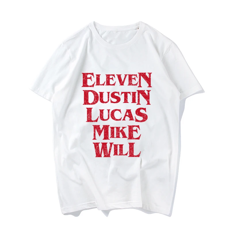 T Shirt 8 Stranger Things Printed Short Sleeve T Shirt Summer Fashion Cotton Short-sleeve T-shirt For Women Unisex Casual Regular Tshirts - Цвет: T Shirt 8