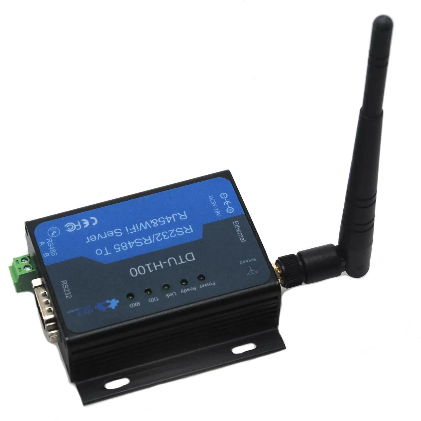 

HF-H100 RS232 / 485 WIFI Serial Port Server Wireless Serial Port Server DTU EU plug available