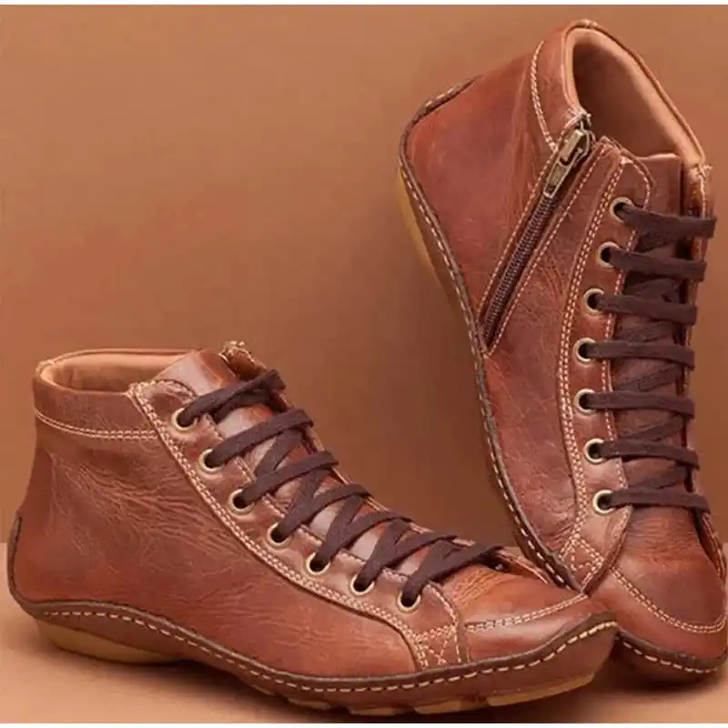 ladies soft leather walking shoes