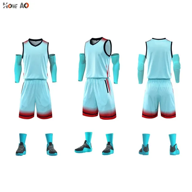 US $28.00 HOWE AO Youth Basketball Jersey Sets Uniforms Kits Sports Clothing Team Basketball Jersseys Breatha