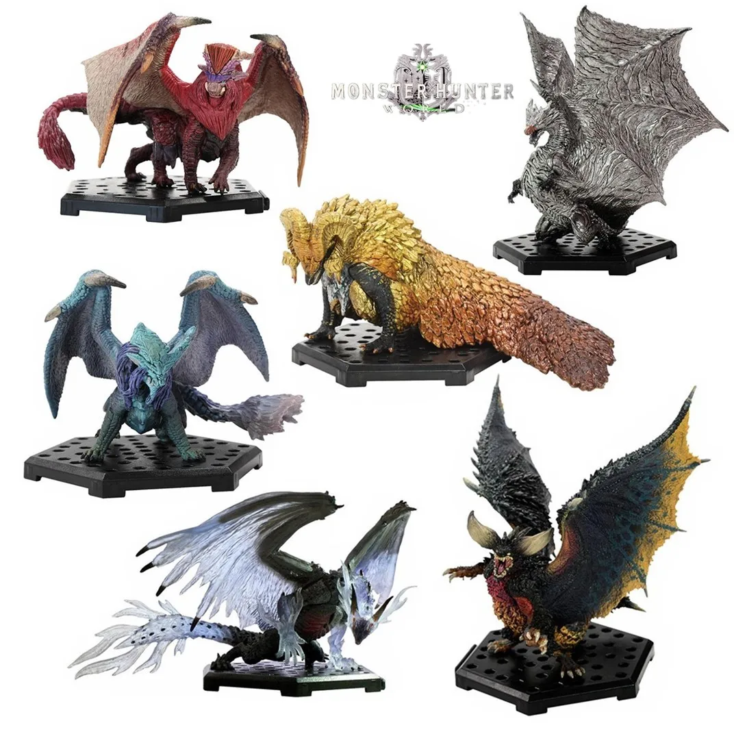 Игра Monster Hunter World Game модель из ПВХ горячий дракон фигурка Rathalos Gore Magala украшение