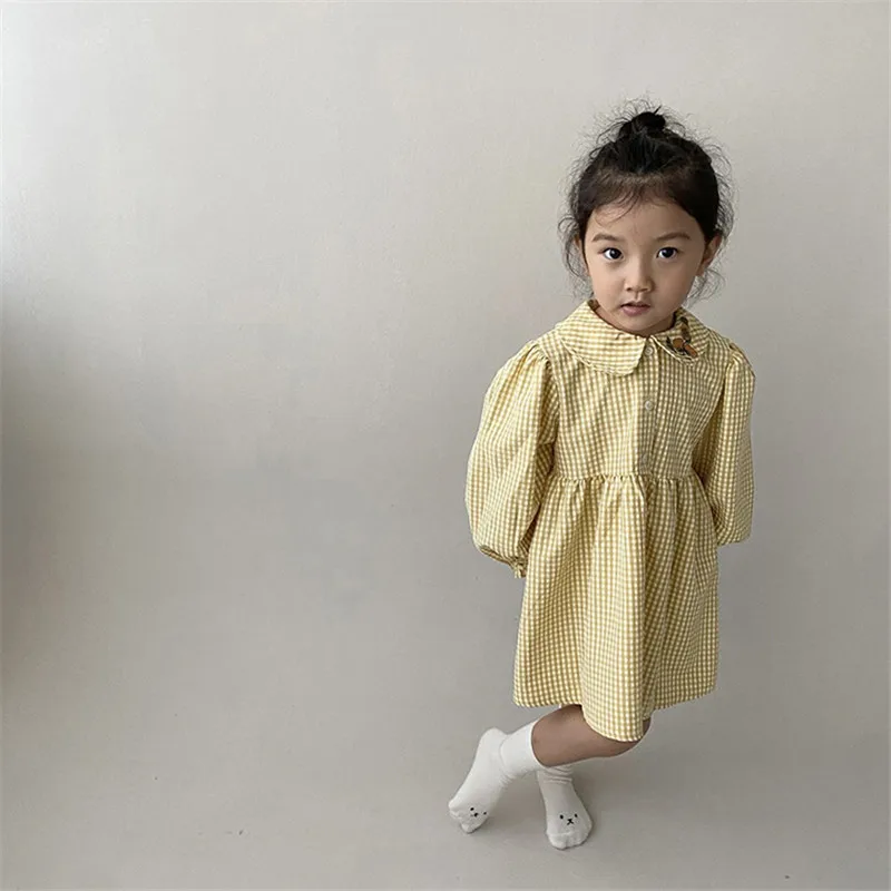22 Baby Girls One Piece Dress Cotton Long Sleeve Children Dresses Spring Autumn Korean Style Kids Infant Plaid Clothing Robe Girls Casual Dresses Aliexpress 22 Baby Girls One Piece Dress Cotton Long Sleeve Children Dresses Spring Autumn Korean Style Kids Infant Plaid Clothing Robe Girls Casual Dresses Aliexpress