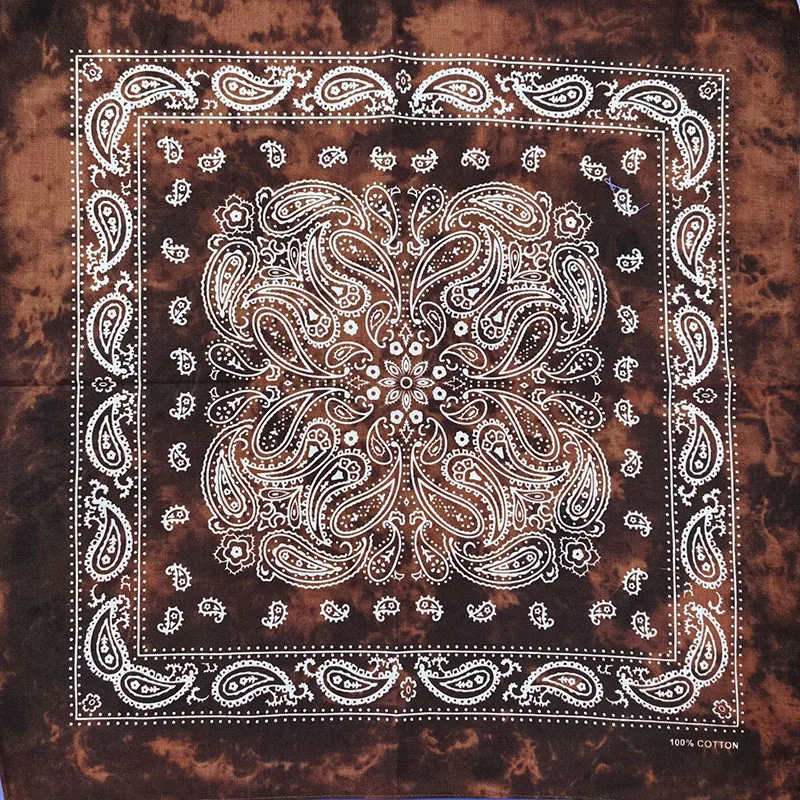 Hip Hop Cotton Scarf Bandana Gradient Square Headband for Women/Men/Boys/Girls cycling bandana bandana headscarf cotton bandana camouflage bandana motorcycle bandana multifunctional bandana bandana neck cover