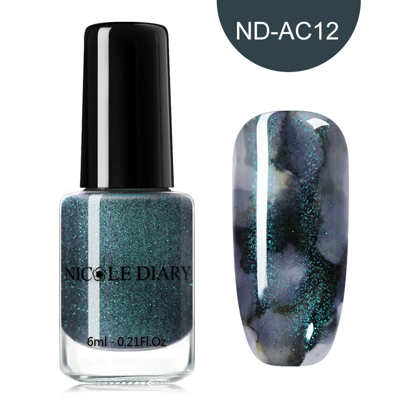 ND-AC11 NICOLE DIARY матовый Effetc лак для ногтей чистый цвет ногтей розовый дизайн ногтей жирный лак маникюр лак для ногтей лак - Цвет: ND-AC11