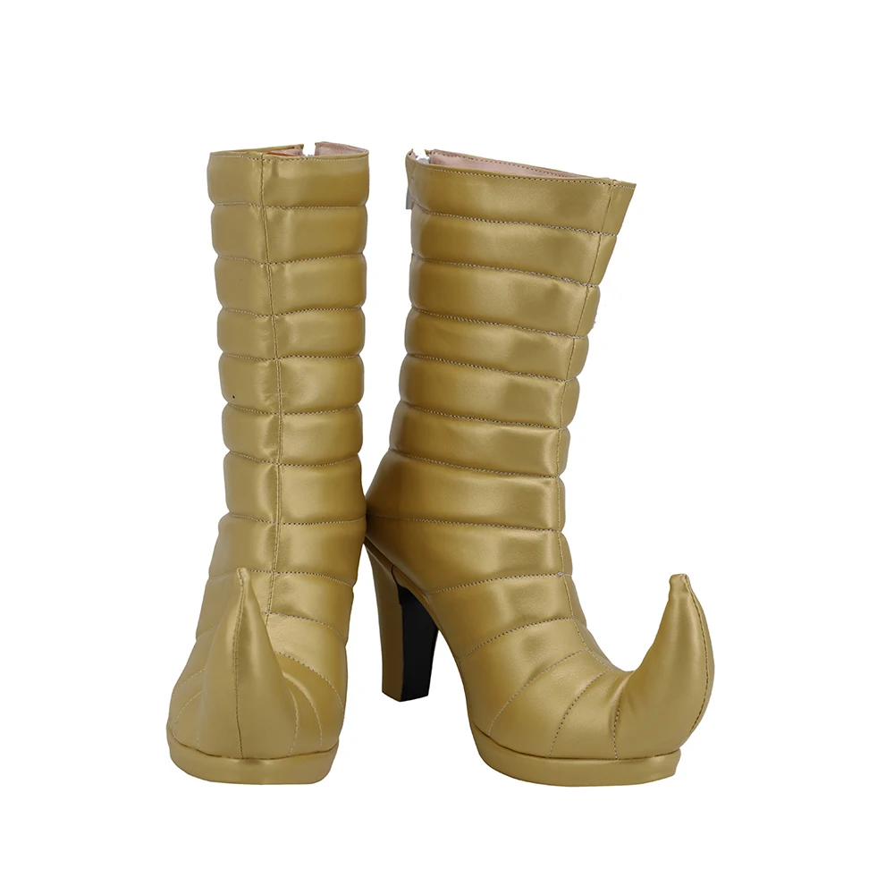 JoJo's Bizarre Adventure Diona Cosplay Boots Golden Shoes High Heel Boots Custom Made Any Size (2)