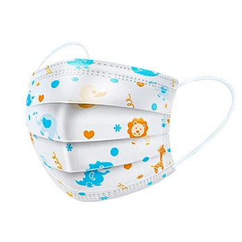 

10 Pcs Disposable Face Mask 3 layers Mask Dust-proof Breathable Earloop Comfortable Cute Mask for Kids