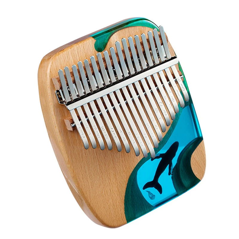 Kalimba – Piano À Pouce 17 Touches, Surface Brillante En Acajou Avec  Protection Des Mains, Instrument De Musique Mbira - Piano - AliExpress