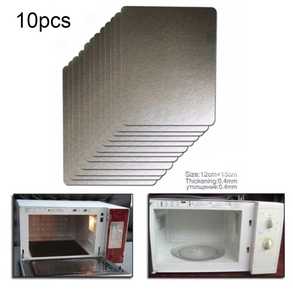 Microwave Oven Mica Plate Mica Sheet 12x15cm 10Pcs microwave oven mica sheet microwave oven spare parts