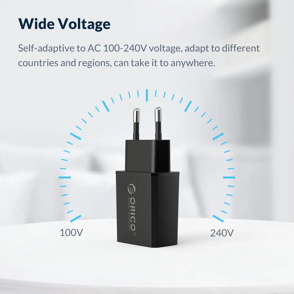 ORICO USB зарядное устройство 5V1A 5V2A портативное для путешествий адаптер Мобильный