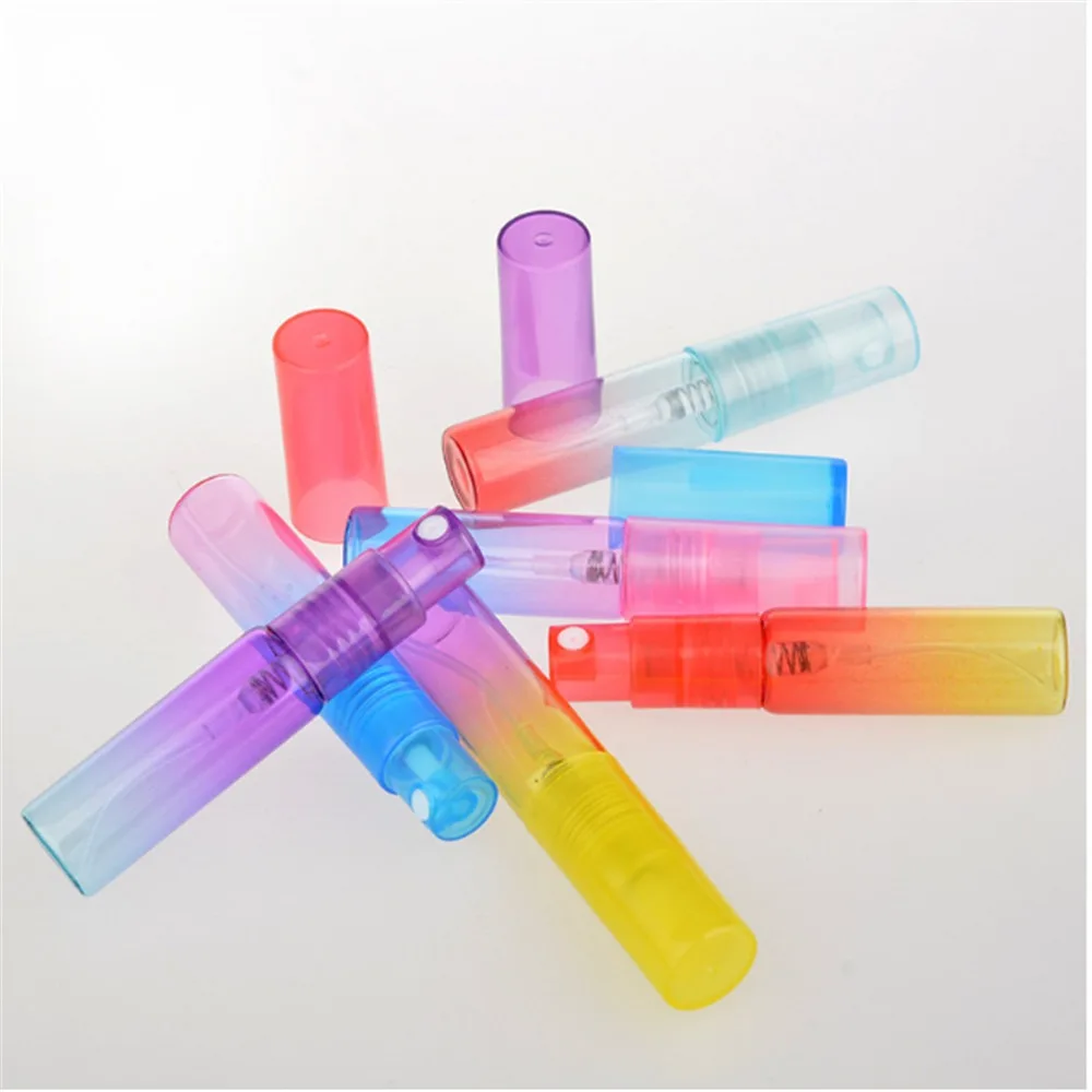 2020 new hot 4ML Portable Colorful Glass Perfume Bottle Atomizer Empty Cosmetic Container 4