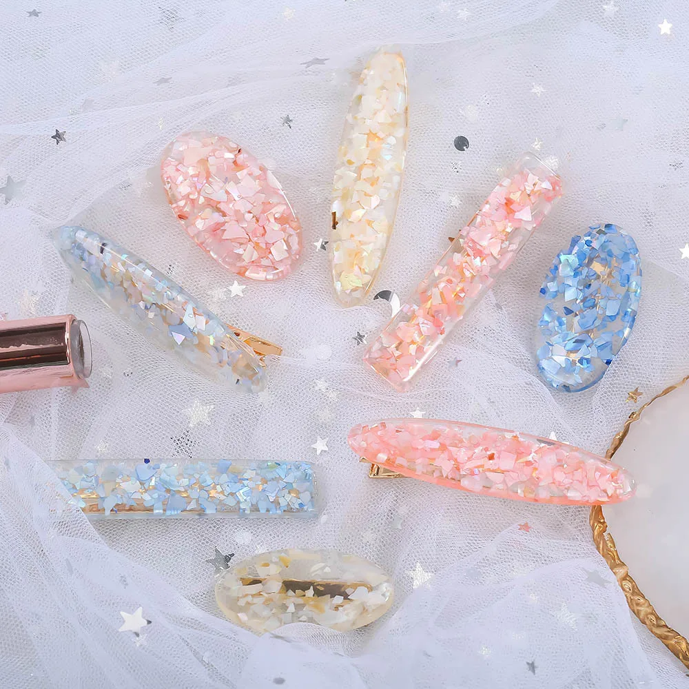 Стиль простой детский Античный стиль головной убор INS креативный онлайн знаменитостей Длинные флуоресцентные цветные заколки BB C