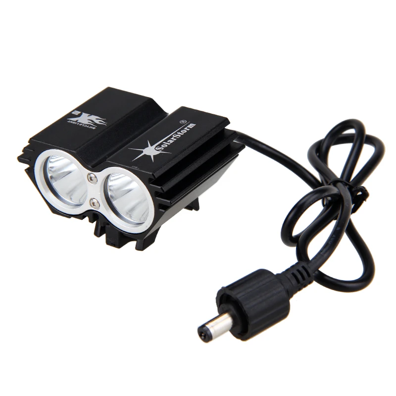 SolarStorm 1000 лм 2 светодиодный светильник мини X2 светодиодный велосипедный светильник головной светильник велосипедный светильник+ 6400 мАч батарея Аксессуары для велосипеда