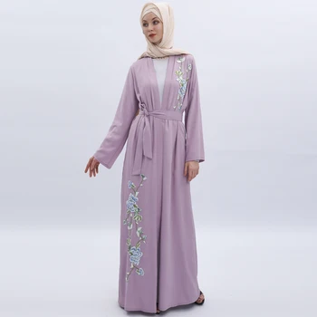 

Open Abaya Kimono Dubai Hijab Muslim Dress Turkish Islam Clothing Abayas For Women Kaftan Caftan Marocain Robe Musulmane Djelaba