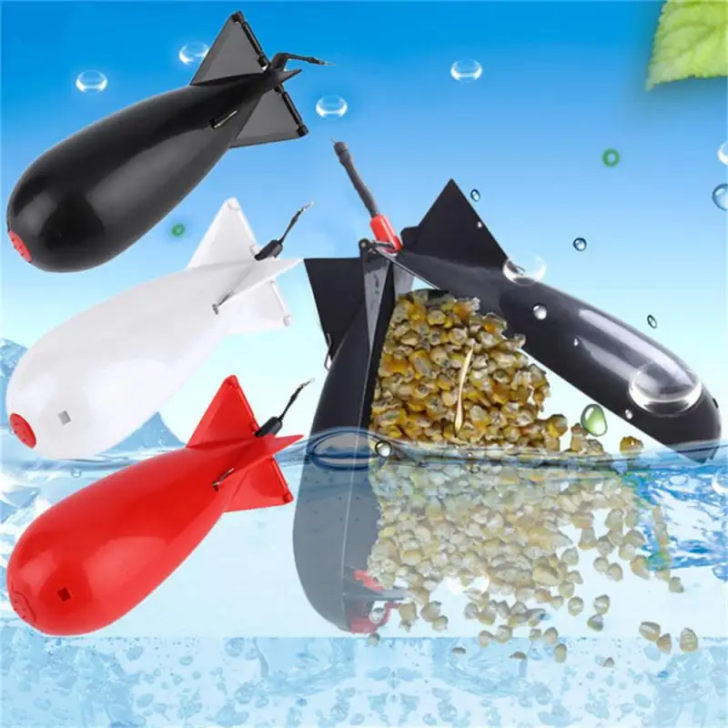 Alimentador de cohetes de pesca de carpa, bomba de Spod grande y pequeña, señuelo flotante, soporte de cebo, cohetes de pellets de 2 tamaños, alimentadores, accesorios de engranaje de posición