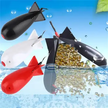 BIG DEAL ❤️ Carp Fishing Rocket Feeder Large Small Spod Bomb Float Lure Bait Holder 2 Size Pellet Rockets Feeders Position Gear Accessories - discount item 30% OFF Sports & Entertainment