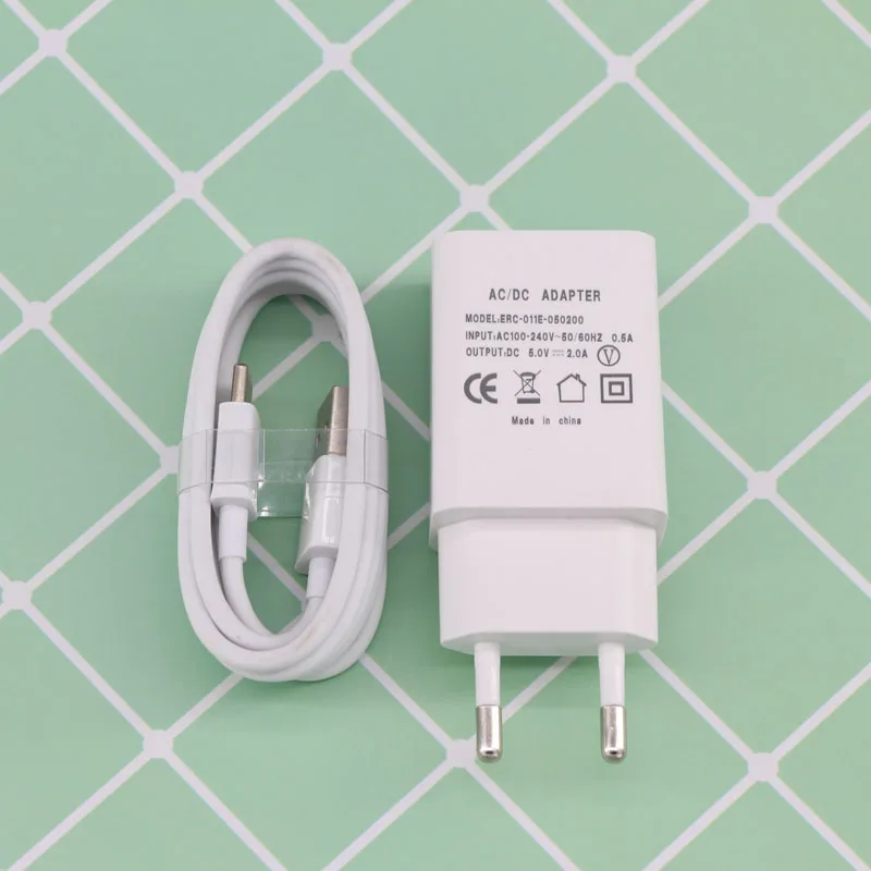 

RedMi 9A 9C 7A 6A Y2 Note 4X Note 5 5A Y1 Lite Y3 7 GO Note 6 Pro EU Plug 5V 2A USB Charger Micro Adapter Charger Cable