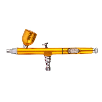 

AR130 Mini Airbrush Kit Air Brush Pen Airbrush Sprayer Tool for Model Make-up Tattoo Printing - Yellow