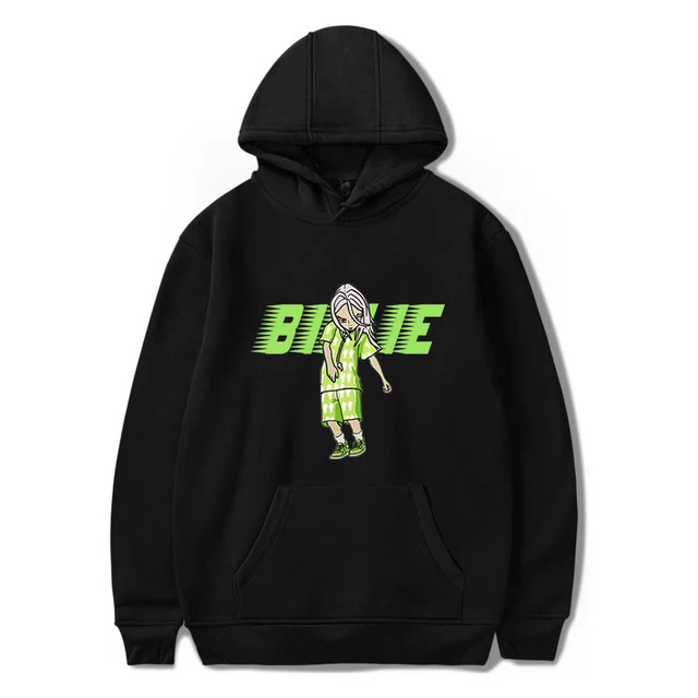 Billie Eilish толстовки модная уличная Толстовка Повседневная Мужская Женская пуловер с капюшоном толстовки хип-хоп одежда негабаритных худи