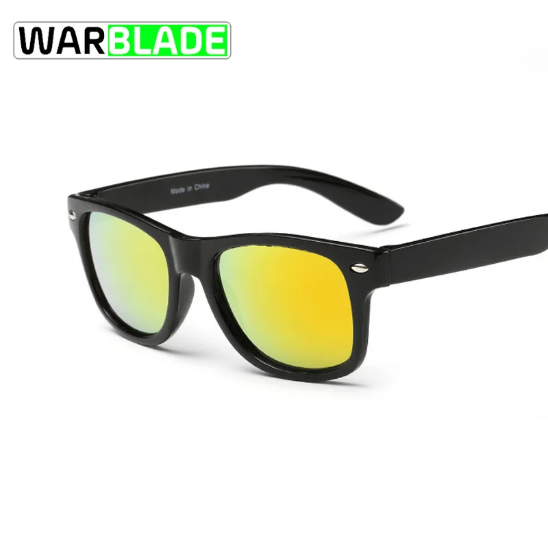 WarBLade модные детские очки UV400 защита заклепки Gafas анти-УФ детские солнцезащитные затененные очки дети мальчики солнцезащитные очки для девочек