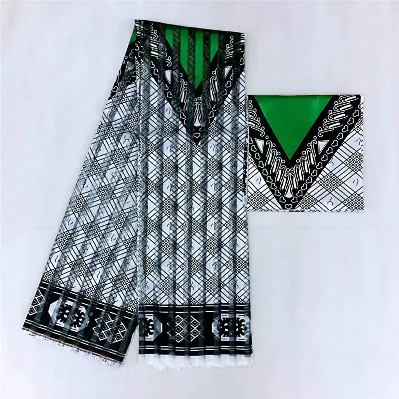 Продвижение 2+ 4 ярдов атласный шелк с органзой ткань мягкая африканская ткань для платья Анкара ткань Африканский Воск принты ткань Нигер