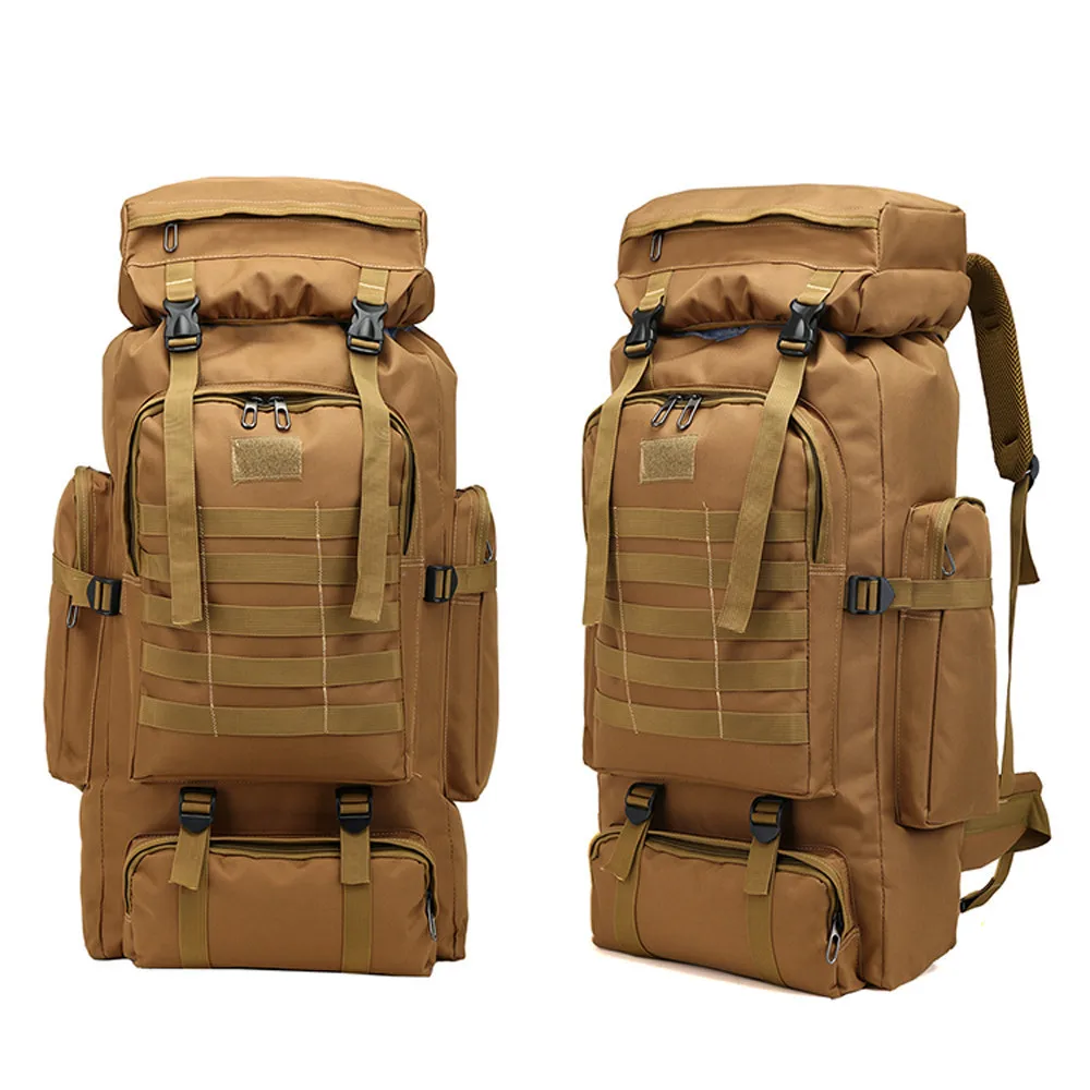 Высококачественный рюкзак 60л, уличный военный тактический походный рюкзак, Одноцветный рюкзак mochila feminina bolsa