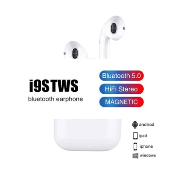 

TWS Bluetooth 5.0 Earphone i9S Smart Wireless Earphones Mini Earbuds with Charging Box Music Headset