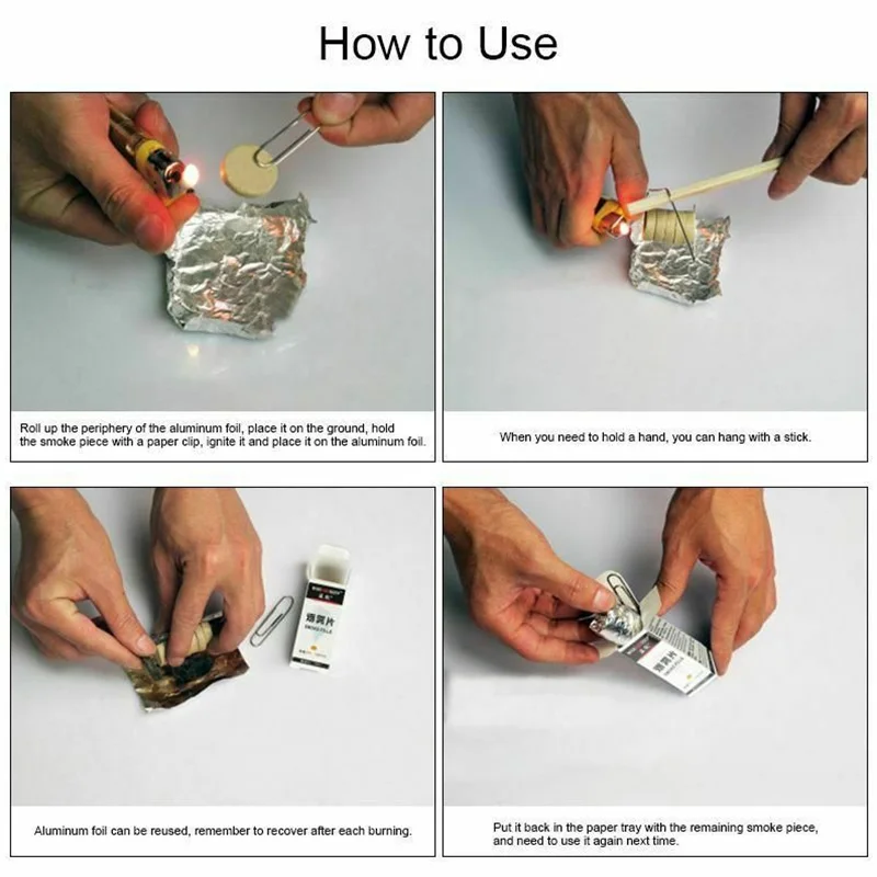 10pcs Smoke maker pills Halloween Christmas decorations for home health White Smoke chips photo props party decoration