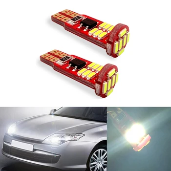 

2X Canbus LED T10 W5W Clearance Parking Light Wedge Light For renault megane 2 duster logan clio laguna 2 Koleos