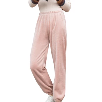 

Ultra Warm Fleece Winter Pajama Pant Soft Thick Home Casual Loose Trousers -MX8