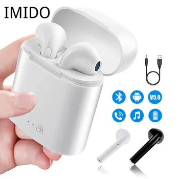 

i7s TWS Wireless Bluetooth Earphone 5.0 Air Mini Sport Handsfree Stereo Earbud Headset With Charging Box For Apple iPhone Xiaomi