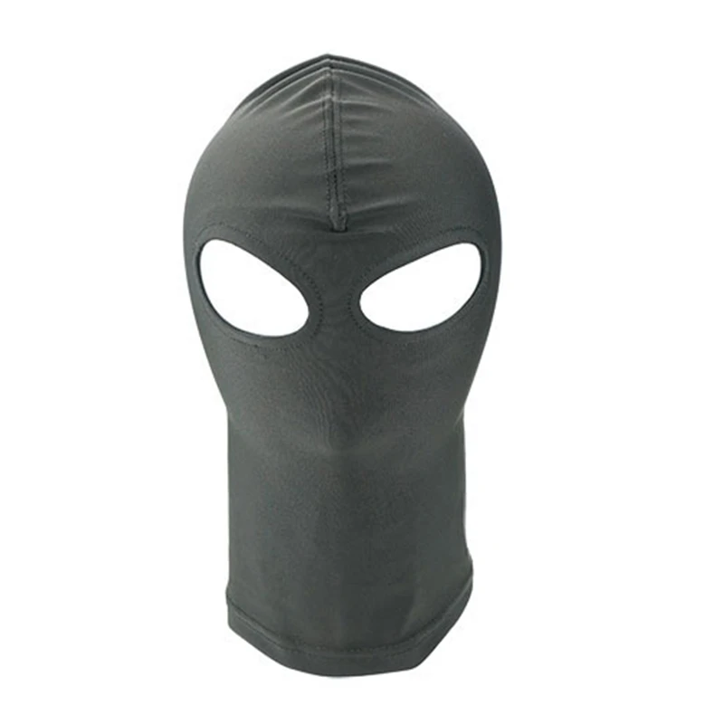 Sexy Toys Fetish Open Mouth Hood Mask Head Black Adult Games Erotic Mask Hood Sexy Eye