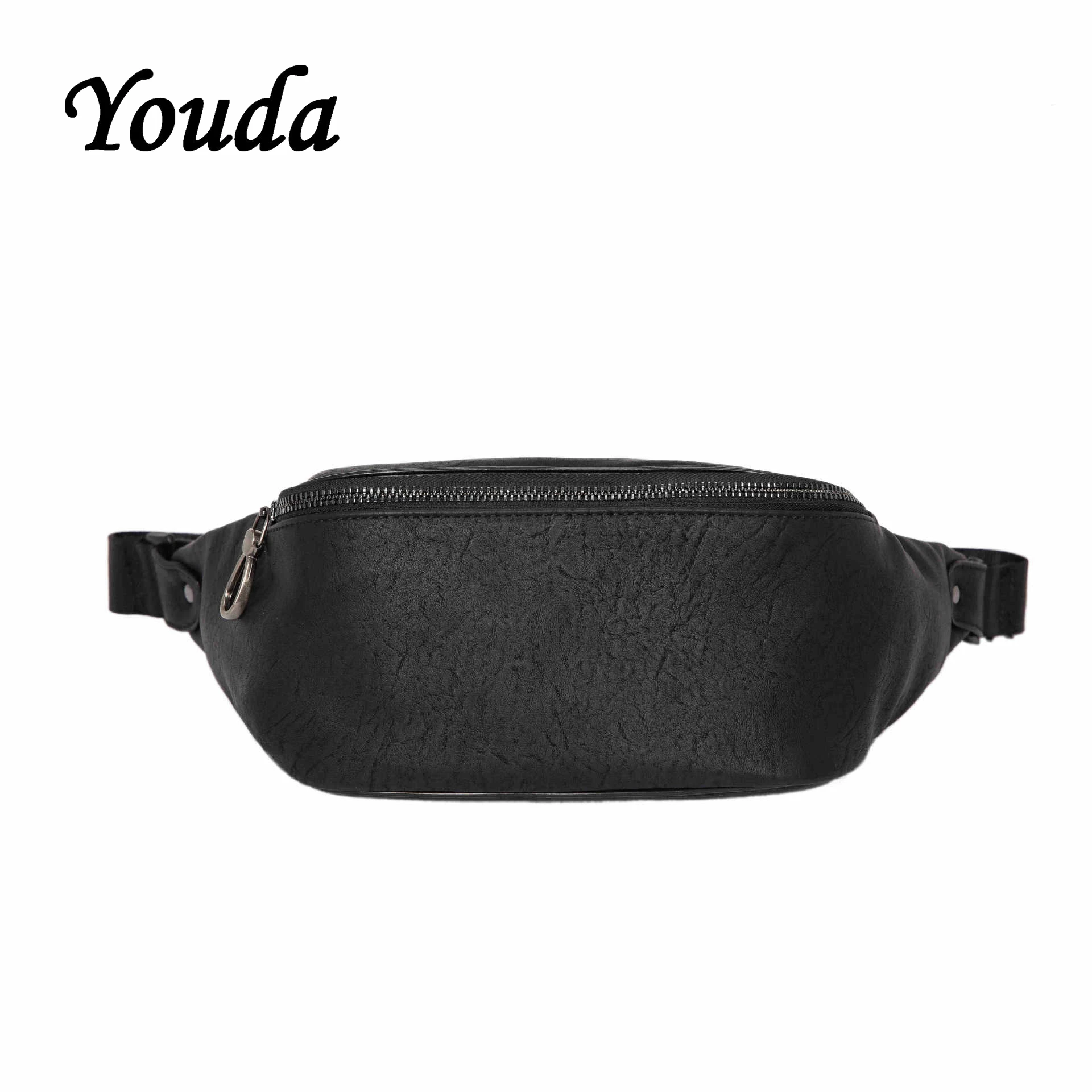 

Youda Fashion New Men's Pockets Large Capacity Portable Phone Pouch Simple Style Casual Chest Bag Street Hip Hop Waist Pack