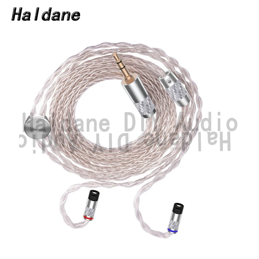 Кабель для наушников halданные DIY 2 5/3 5/4 4 сбалансированный (мягкий 1 м) 7nOCC с