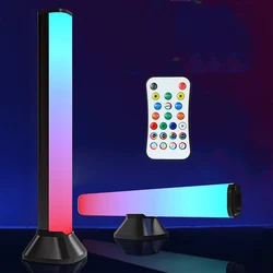 Lampe de contrôle du son de la musique, application RGB, 32led, lumière rythmée, pour noël, nouvel an, mariage, chambre à coucher, décor de salle 