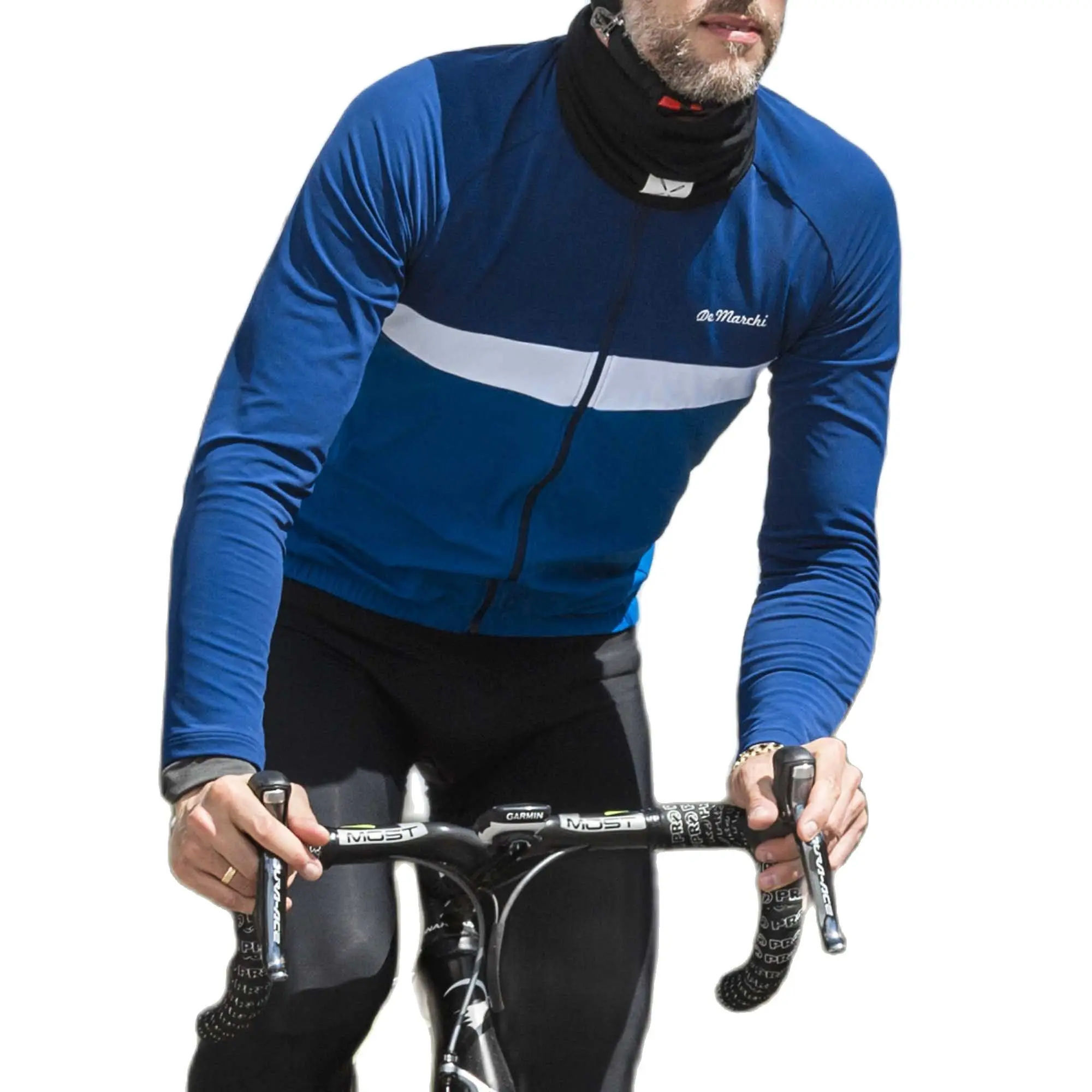 De Marchi Winter Men's Long Sleeve Thermal Fleece Warm Cycling Jackets Ropa Ciclismo Maillot New Pro Team Bicycle Jersey Apparel