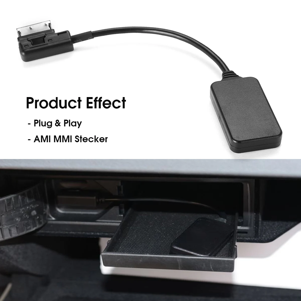 Автомобильный bluetooth модуль Aux приемник Кабельный адаптер радио медиа интерфейс MMI