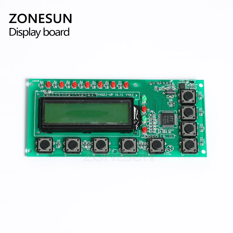 ZONESUN панель дисплея для GFK-160 разливочной машины