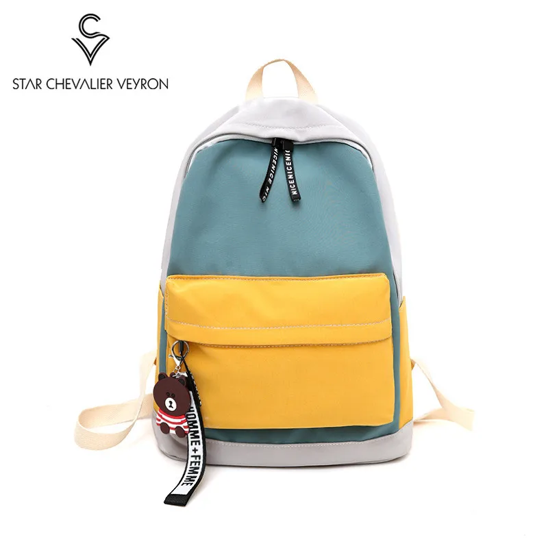 

2020 New Fashion Simple Cotton Backpack for Teenagers Travel Bagpack Male/Female Small School Backpacks Rucksack Bookbag Mochila