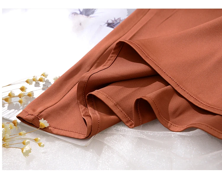 CINOON Sexy Silk Nightgown Embroidery Lace Bath Gown Nightdress Summer Sleepwear Wedding Night Dress Robe With Belt Home Clothes Nightwear (38)