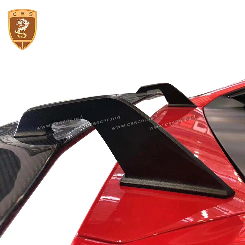 Carbon Fiber Rear Wing Spoiler For Huracan Lp610 Lp580