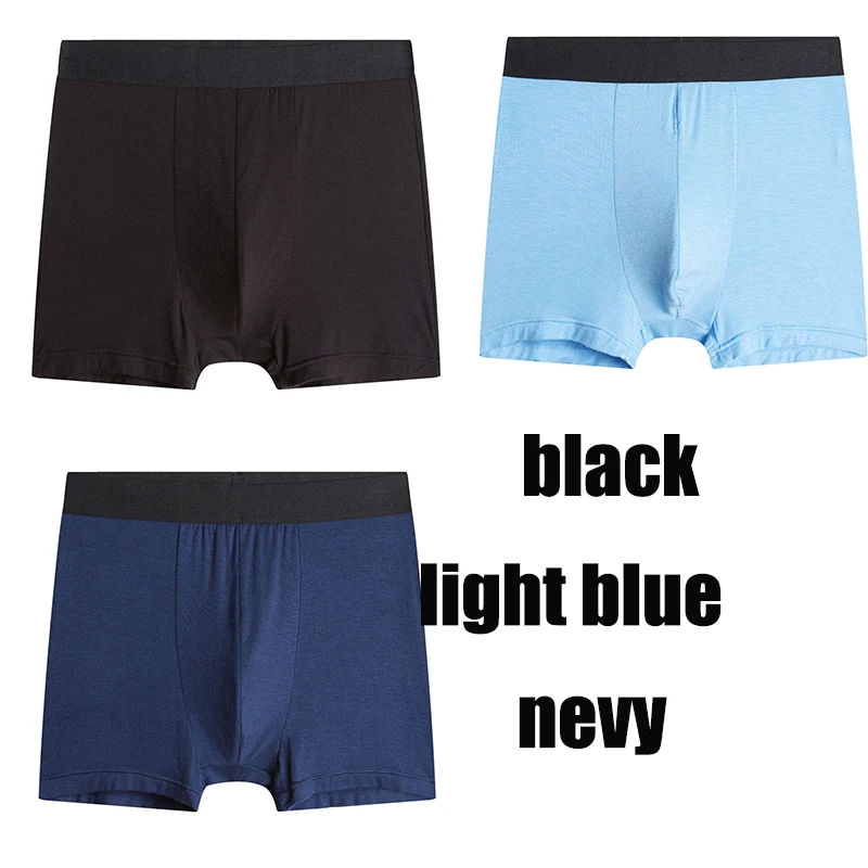 3 different 1 3 шт./лот нижнее белье мужские боксеры homme Ropa Interior Hombre трусы дышащее волокно из бамбука Мужские трусы боксеры нижнее белье модал - Цвет: 3 different 1