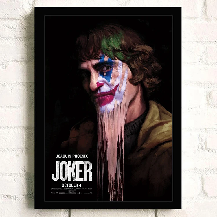 Joker, Joaquin, Phoenix, Хит, Ledger, DC фильмы-комиксы, настенная живопись, печать на холсте, для гостиной, Постер, картинки, домашний декор - Цвет: 20