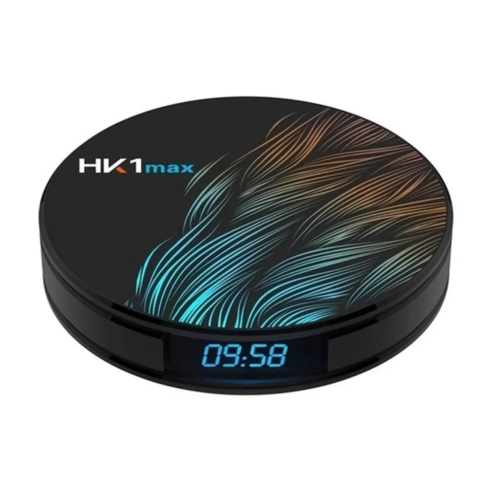 HK1MAX Android 9,0 Смарт ТВ приставка RK3318 четырехъядерный 2,4G& 5G беспроводной wifi приставка медиаплеер HK1 MAX Google voice