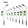 20pcs White Model Street Lights Layout Lamppost Train Garden Playground Scenery Led Lamp Lighting 1:100 Scale 110mm 1