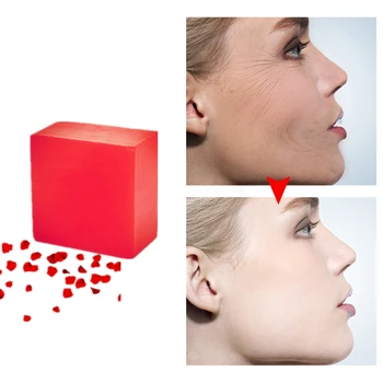

Wholesale 1Pcs Fade Freckles Reddish Skin Care Rose Soaps Oil Control Pores Deep Cleaning Remove Pigmentation Rose Beauty Soap
