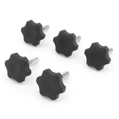 

5 PCS Replacement M10 x 30mm Star Shape Clamping Knob Grip 51mm Dia